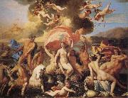 POUSSIN, Nicolas Triumph of Neptune and Amphitrite oil on canvas